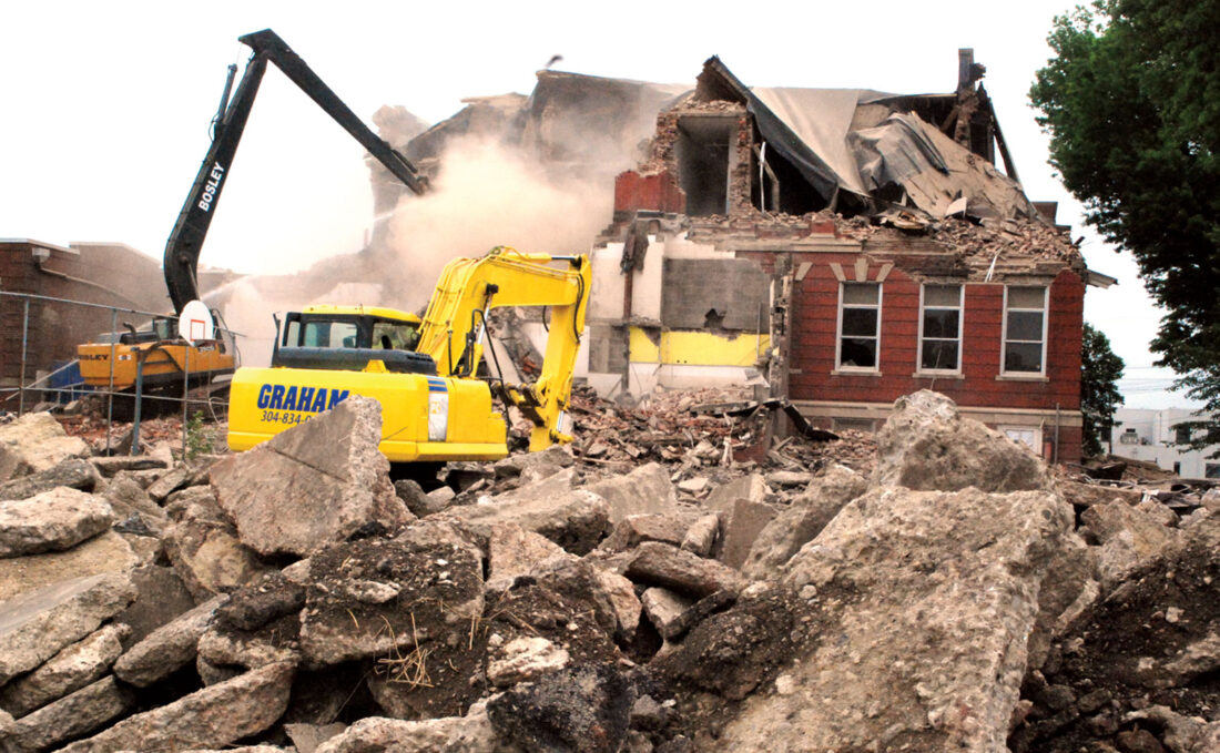 Picture This McKinley Elementary Demolition Underway News, Sports, Jobs News and Sentinel